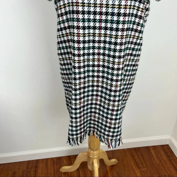Zara Multi-colored Checked Tweed Dress Size XS - Picture 7 of 12